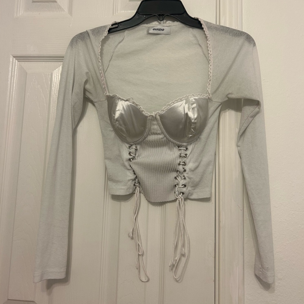 White Corset top